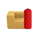 Ver imagem 7 de Sofá Modular de Canto 1 Lugar 86cm Sync Kappesberg Boucle Mostarda