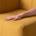 Ver imagem 5 de Sofá Modular de Canto 1 Lugar 86cm Sync Kappesberg Boucle Mostarda