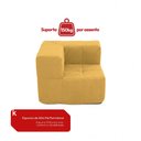 Ver mais imagens de Sofá Modular de Canto 1 Lugar 86cm Sync Kappesberg Boucle Mostarda
