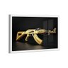 Quadro Ak-47 Gold- Br Artes - 1