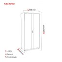 Ver imagem 4 de Armário 2 Portas de Correr Aço Pandin Móveis