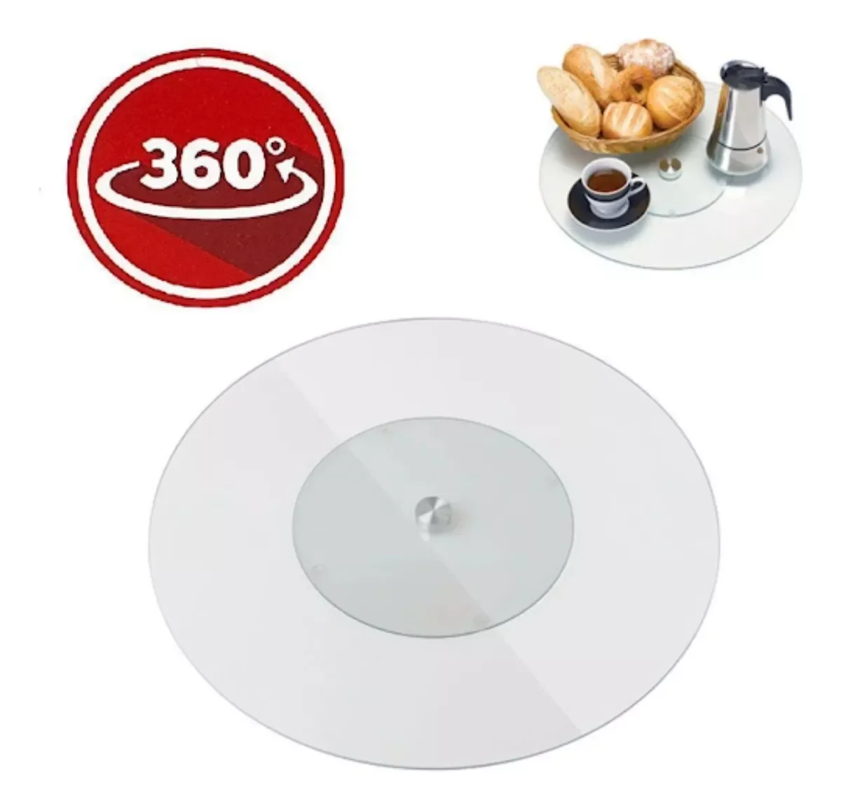 Prato Giratório Centro de Mesa Bailarina 40cm - 1
