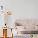 Ver imagem 6 de Pendente Cristal Legítimo Âmbar 11cm P/ Quarto com Lampada