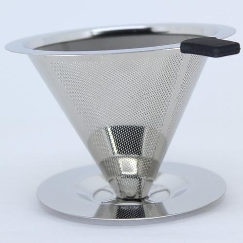 Coador de Café Inox Filtro de Café Inox Reutilizável Tam 102 - 5