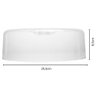 Cúpula para Bolo 25,5cm Acrílico Tampa Boleira Transparente Redonda Lyor - 3