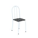 Ver imagem 5 de Conjunto de Mesa Tubular 70x70cm Tampo em MDF com 4 Cadeiras Ane B Branco/Preto