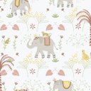 Ver imagem 1 de Papel de Parede Enzo Elefante Bege 285-3