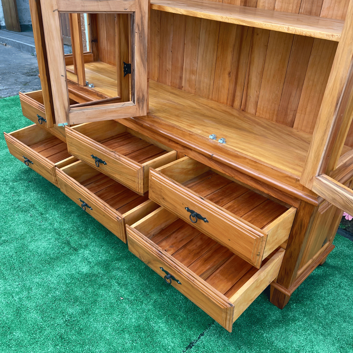 Ver imagem 6 de Cristaleira 190 X 180 Madeira de Demolição Peroba Rosa Sudeste Rústico