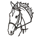 Ver imagem 3 de Cara de Cavalo em Chapa de Ferro