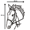 Ver imagem 2 de Cara de Cavalo em Chapa de Ferro