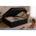 Ver imagem 2 de Cama Box Baú Crc Casal +Colchão D45 Ortopédico Airtech Ortobom -