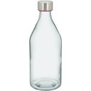 Ver imagem 1 de Garrafa Home&co Vidro 1l 25x9x9cm Transparente
