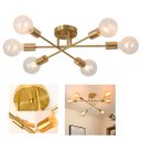 Ver imagem 1 de Lustre Sputnik Luminaria 6 Lampadas E27 Candelabro Comercial Residencial Sala Recepçao Decoraçao Lux