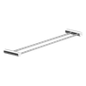 Toalheiro Duplo para Banheiro Alto Brilho Orion Grego Metal 50cm - 1