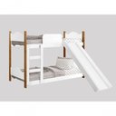 Ver imagem 1 de Beliche Infantil Encanto Branco Grenat com Escorregador- Gabrielli Móveis