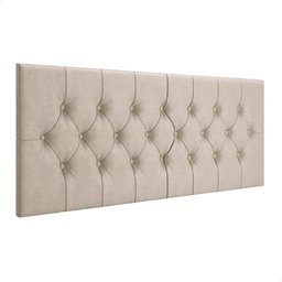 Cabeceira Dubai P/ Cama Box Queen Capitonê 1,60 Cm - Areia - 1