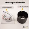 Kit 13 Embutido Led 3w Balizador Parede Quadrado Bco Quente - Branco - Preto - 3