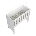 Ver imagem 5 de Mini Berço Chiqueirinho Trocador com Colchão Multifuncional 5 em 1:moisés Branco