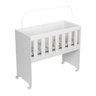 Mini Berço Chiqueirinho Trocador com Colchão Multifuncional 5 em 1:moisés Branco - 2