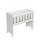Ver imagem 2 de Mini Berço Chiqueirinho Trocador com Colchão Multifuncional 5 em 1:moisés Branco