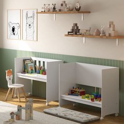 Mini Berço Chiqueirinho Trocador com Colchão Multifuncional 5 em 1:moisés Branco - 7