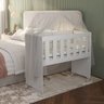 Mini Berço Chiqueirinho Trocador com Colchão Multifuncional 5 em 1:moisés Branco - 1