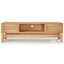 Ver imagem 1 de Rack para Tv em Madeira e Rattan Natural