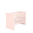 Ver imagem 2 de Quarto de Bebe Infantil Doce Sonho Berço e Guarda Roupas 2 Portas 3 Gavetas Qmovi