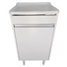 Gabinete 46cm De Lavanderia Com Puxador Perfil e Tanque 22L Tanque: Branco - 4