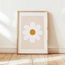 Ver imagem 4 de Kit 3 Quadros Decorativos Infantil - Flora NO2 - 30x40 - Moldura Madeira