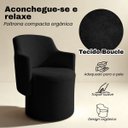 Ver imagem 6 de Poltrona Organica Moderna Confortável Estofada Recepção