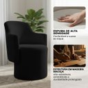 Ver imagem 5 de Poltrona Organica Moderna Confortável Estofada Recepção
