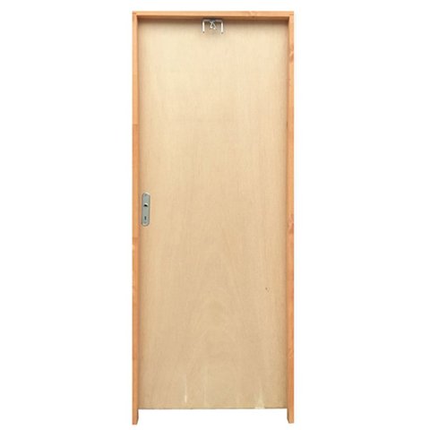 Kit Porta de Madeira Semi-oca Lisa Rodam Mescla - Lado Direito - 2.10 (a) X 0.90 (l)