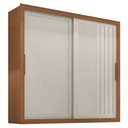 Ver imagem 1 de Guarda Roupa Casal 2 Portas de Correr 4 Gavetas Trian 220 cm Cinamomo Areia Zanz