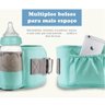 Canguru Carregador Bebe Criança Passeio Viagem Sentado Deitado Bolso Alça Ajustavel Confortavel Maci - 6