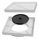 Ver imagem 6 de Ralo 15x15 Oculto Seca Piso/ Porcelanato Inteligente Cor Branco Technox