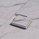 Ver imagem 5 de Ralo 15x15 Oculto Seca Piso/ Porcelanato Inteligente Cor Branco Technox