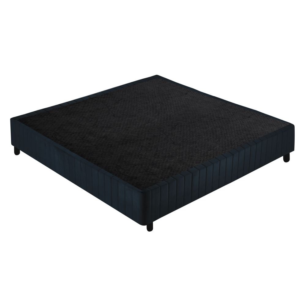 Cama Box Casal Dark Horse Azul 138x188