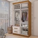 Ver imagem 2 de Guarda-roupa Infantil Linho 4 Portas 2 Gavetas Freijó Trend/off White Tx - Panorama Móveis