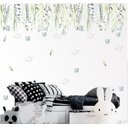 Ver imagem 1 de Adesivo de Parede Folhagens Verdes Jardim Boho Florais