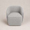 Ver imagem 5 de Poltrona Decorativa Orbe Bouclê Moscow Design Orgânico Moderno