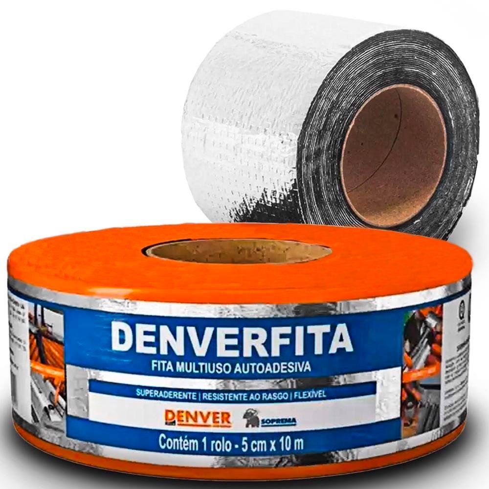 Manta Asfaltica Aluminizada Autoadesiva Proteção do Telhado 05cm X 10m - 1