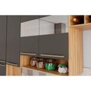 Ver imagem 6 de Cozinha Modulada Completa Nápoli Prime 5 Peças 2 Aéreos + 1 Balcão+ 2 Paneleiros C5p04 Amendoa