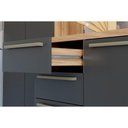 Ver imagem 4 de Cozinha Modulada Completa Nápoli Prime 5 Peças 2 Aéreos + 1 Balcão+ 2 Paneleiros C5p04 Amendoa