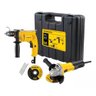 Furadeira com Impacto 600w Stanley Esmerilhadeira 750w 127v - 1