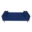 Ver imagem 3 de Recamier Baú Félix Solteiro 160 cm Suede - Doce Sonho Móveis ML/R1/FELIX/160/B/S Azul Marinho