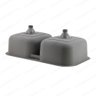 Cuba Dupla Inox Escovado Pia Cozinha 79x45,5 cm Guimmis.casa - 4