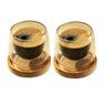 Conj 2 Copos Parede Dupla C/ Base Bambu 80ml - Mimo Style - 1