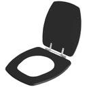 Ver imagem 2 de Assento Sanitário Tampa de Vaso Madeira Mdf Laqueado Thema para Bacia Incepa 6lpf - Cinza Claro
