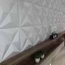 Ver imagem 2 de 50 Placas 3d Revestimento Decorativo Pvc Alto Relevo 3,12 M²